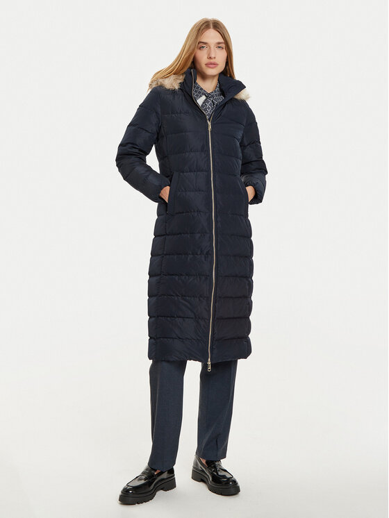 Tommy Hilfiger Tommy Hilfiger Geacă din puf Heritage WW0WW43601 Bleumarin Regular Fit