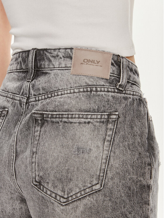 ONLY ONLY Pantaloncini di jeans Fine 15226961 Grigio Regular Fit