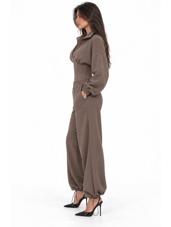 Agatha Studio Agatha Studio Dres A26ZS-KA-K61 Brązowy Regular Fit