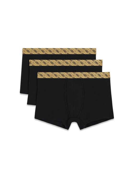 Guess Guess Набір з 3 пар боксерів 179602 Чорний