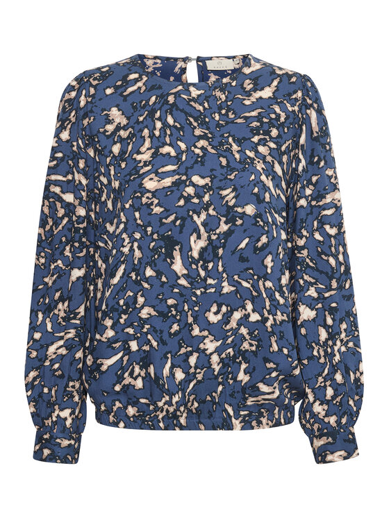 Kaffe Kaffe Bluza Via 10507520 Mornarsko modra Loose Fit