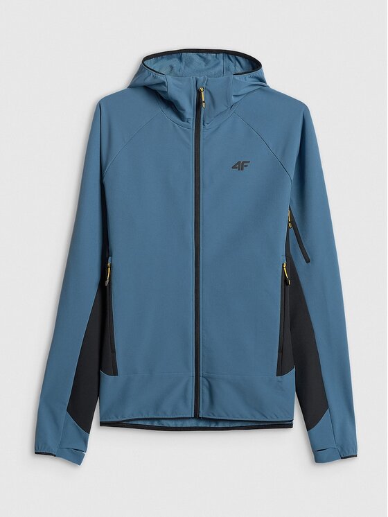 4F 4F Kurtka softshell 4FRSS26TSOFM644-32S Granatowy Regular Fit
