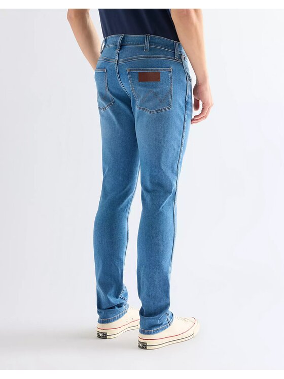Wrangler Wrangler Jeansy LARSTON Niebieski Slim Fit