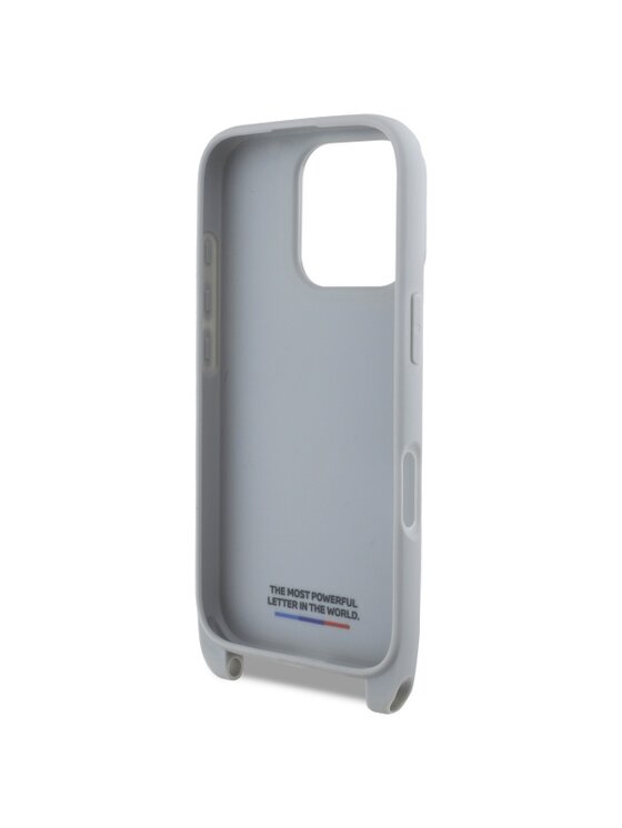BMW Motorsport BMW Motorsport Etui na telefon Apple iPhone 16 Pro Max Szary
