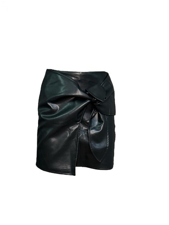 Spódnica mini, rozmiar M, Czarny, tl392ch