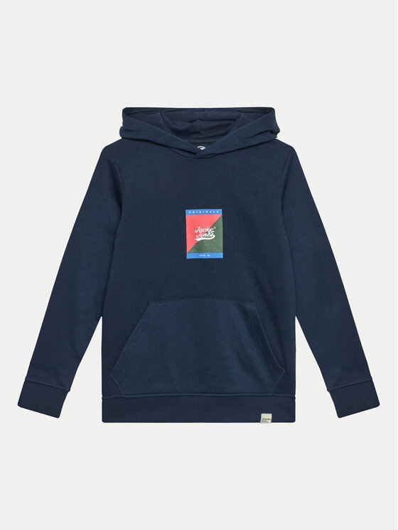 Jack&Jones Junior Bluză Becks 12220996 Bleumarin Regular Fit