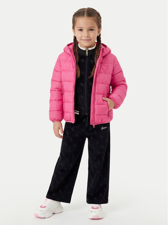 Guess Guess Пуховик H4BT03 WCFM0 Рожевий Regular Fit