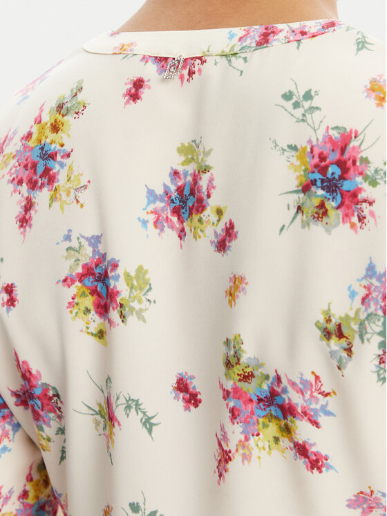 Liu Jo Liu Jo Rochie de zi WA5168 T3786 Écru Relaxed Fit