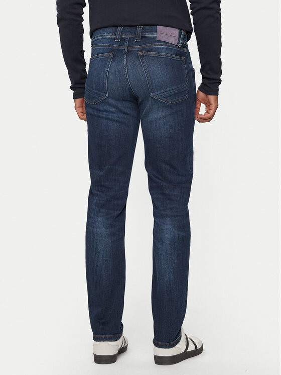 Bugatti Bugatti Jeans hlače 3108D 66671B Mornarsko modra Slim Fit