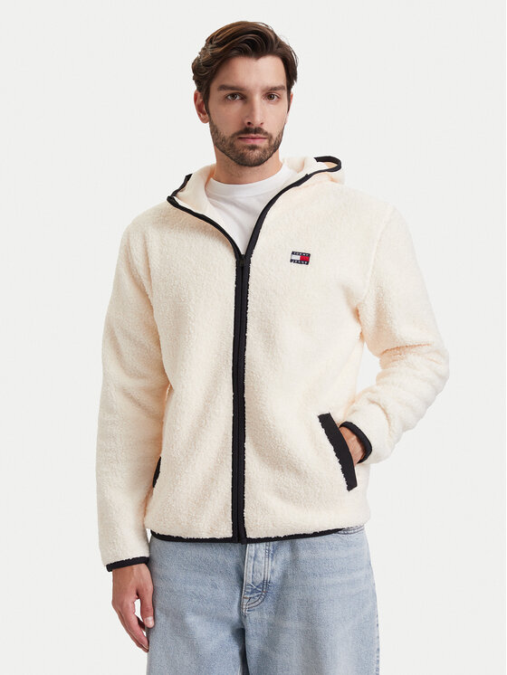 Tommy Jeans Polar Teddy DM0DM19224 Crem Regular Fit