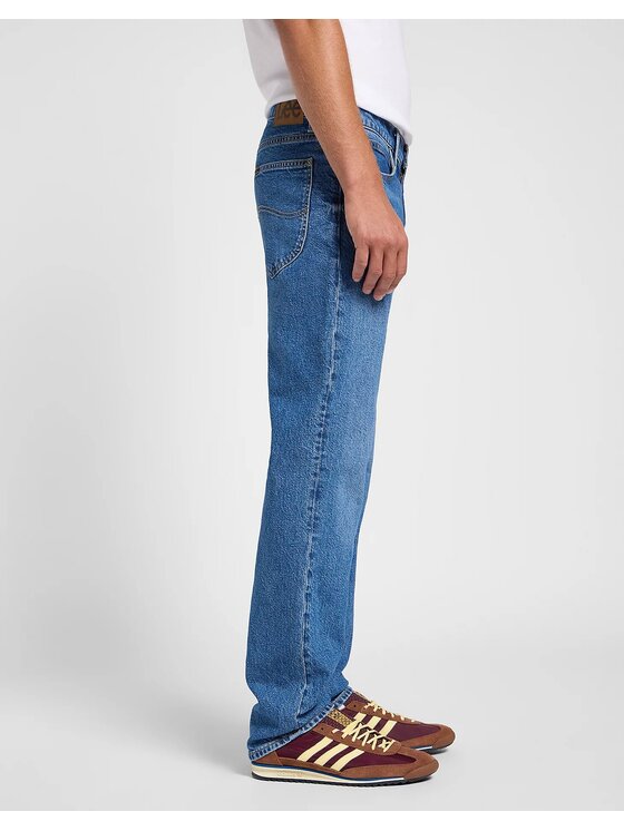 Lee Lee Jeansy WEST Niebieski Straight Leg