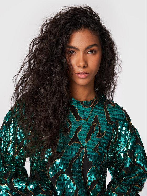 Silvian Heach Silvian Heach Rochie cocktail Corto CVA22018VE Verde Regular Fit