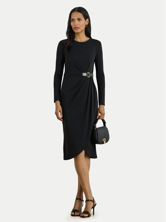 LAUREN RALPH LAUREN LAUREN RALPH LAUREN Haljina za svaki dan 200980222001 Crna Slim Fit