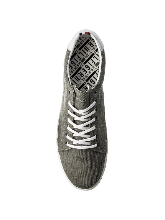 Tommy Hilfiger Tennis Essential Long Lace Sneaker FM0FM01490 Gris Modivo