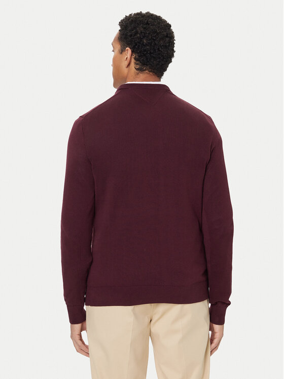 Tommy Hilfiger Tommy Hilfiger Светр Essential Ssnl MW0MW39999 Бордовий Regular Fit