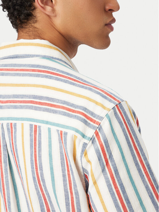 Barbour Barbour Риза Waterbay MSH5712WH11 Бял Regular Fit