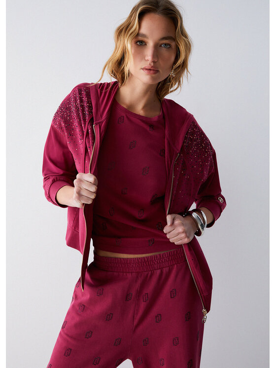 Liu Jo Liu Jo Felpa TA6196JS008L9031 Rosso Regular Fit
