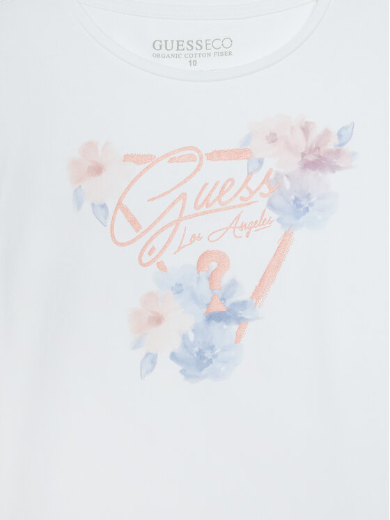Guess Guess Футболка J5RI22 K6YW4 Білий Regular Fit