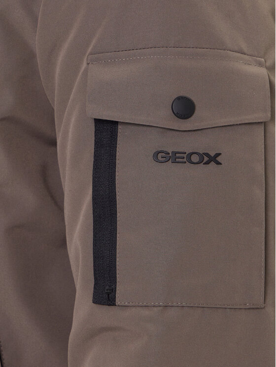 Geox Geox Parka Velletri M5628F T3285 F1432 Marrone Regular Fit