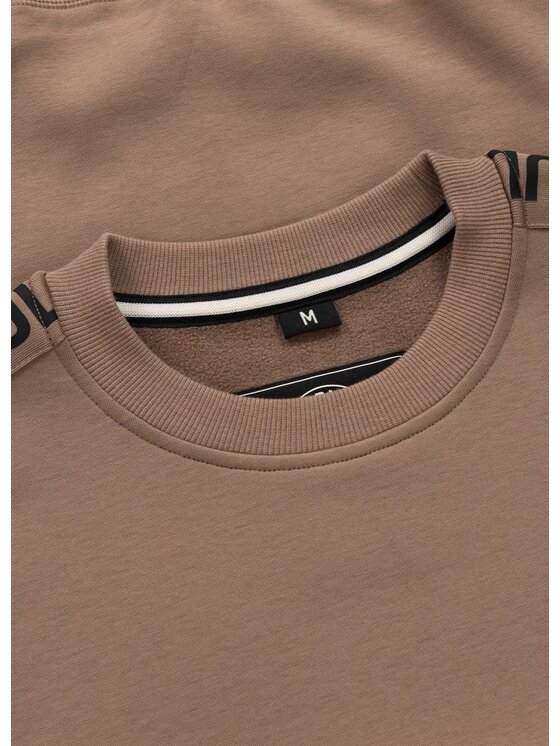 PITBULL PITBULL Bluza ARBOR TAPE Brązowy Regular Fit