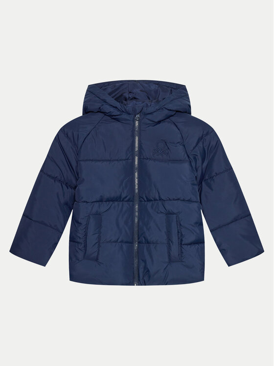 United Colors Of Benetton Μπουφάν πουπουλένιο 2WU0GN02W Σκούρο μπλε Regular Fit