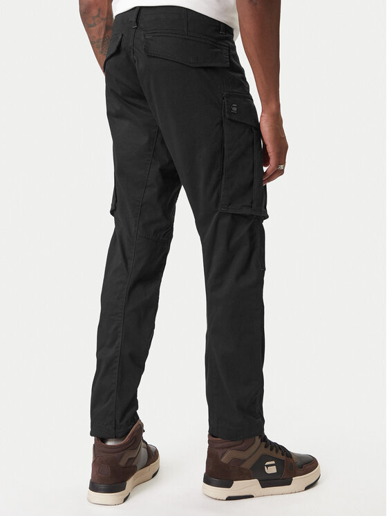 G-Star Raw G-Star Raw Pantaloni din material Rovic D02190-5126-6484 Negru Tapered Fit