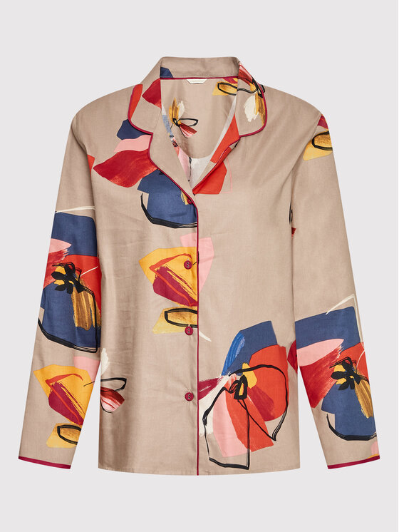 Cyberjammies Cyberjammies Тениска на пижама Naomi 9321 Бежов Regular Fit