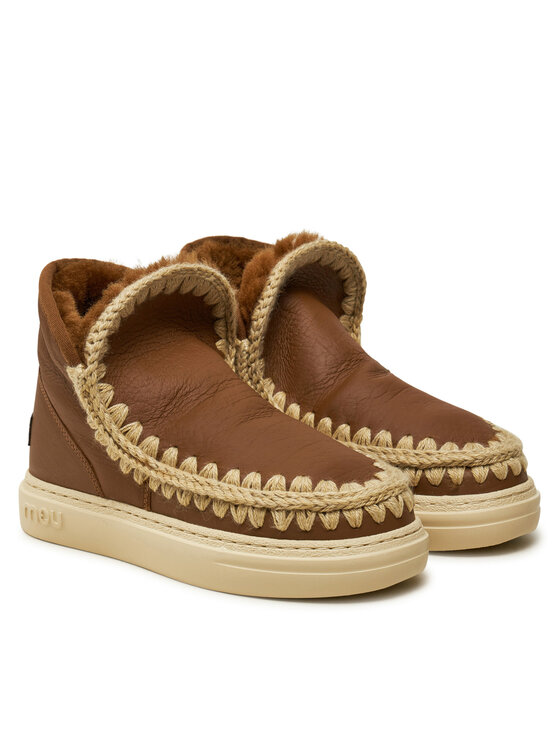 Mou Mou Škornji za sneg Eskimo Sneaker Bold FW411000B Rjava