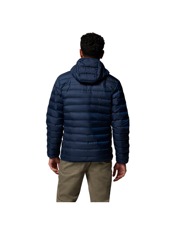Columbia Columbia Kurtka przejściowa Lake 22 II Down Hooded Jacket Granatowy Regular Fit