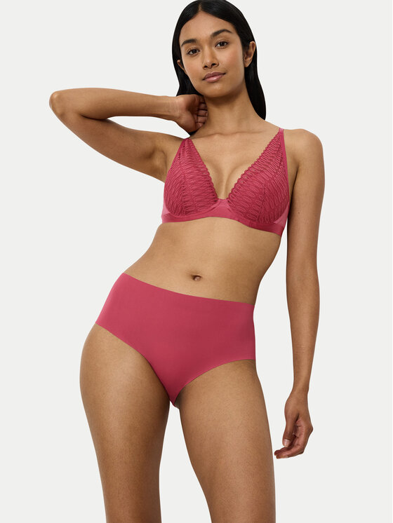 Triumph Triumph Mutande classiche a vita alta Pretty 10222227 Rosso
