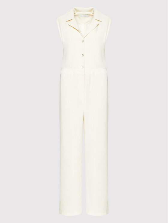 Simple Simple Jumpsuit KMD003 Beige Regular Fit