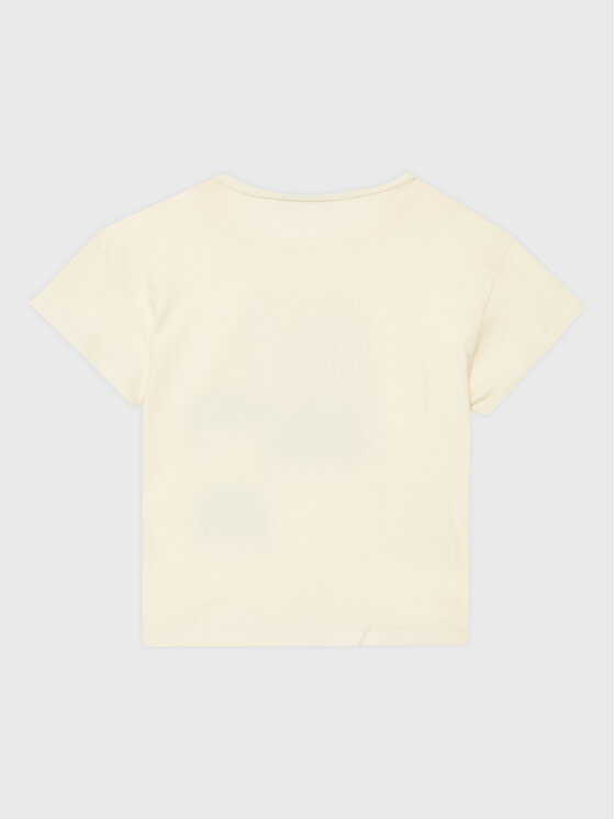 United Colors Of Benetton United Colors Of Benetton Tričko 3096C10B4 Écru Regular Fit