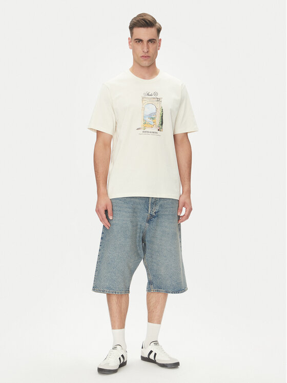 Jack&Jones Jack&Jones Pantaloni scurți de blugi Iron 12272552 Albastru Baggy Fit
