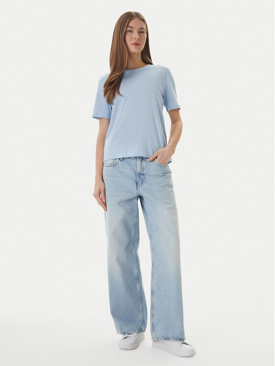 ONLY ONLY Póló 15270390 Kék Regular Fit