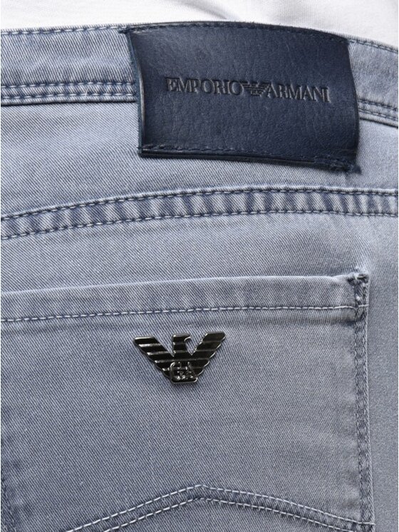 Emporio Armani Emporio Armani Jeansy 3Z2J28 2N35Z Šedá Skinny Fit