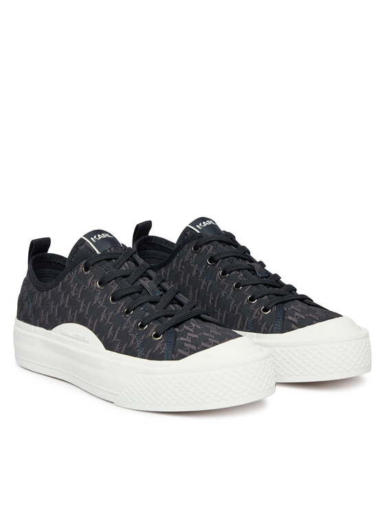 KARL LAGERFELD KARL LAGERFELD Sneakers aus Stoff Kampus Max V KL50516 Dunkelblau