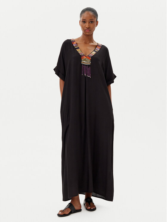 LOLA CASADEMUNT LOLA CASADEMUNT Vestito estivo LS2516029 Nero Relaxed Fit