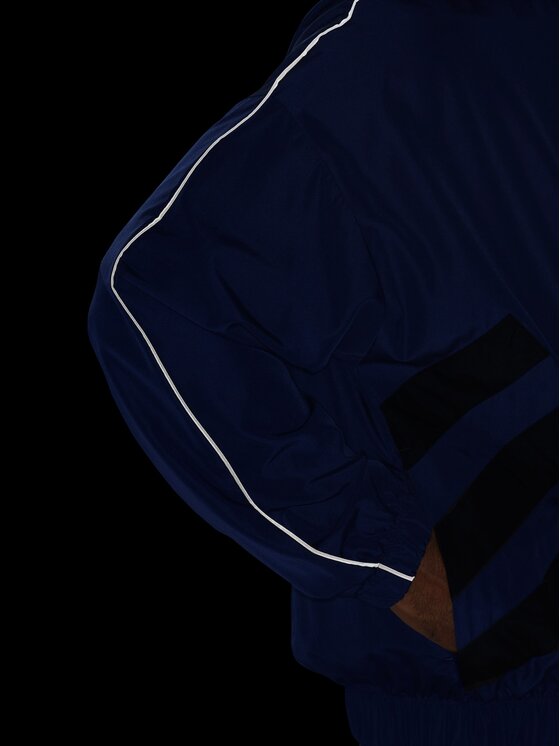 adidas adidas Wiatrówka 161025 Granatowy Loose Fit