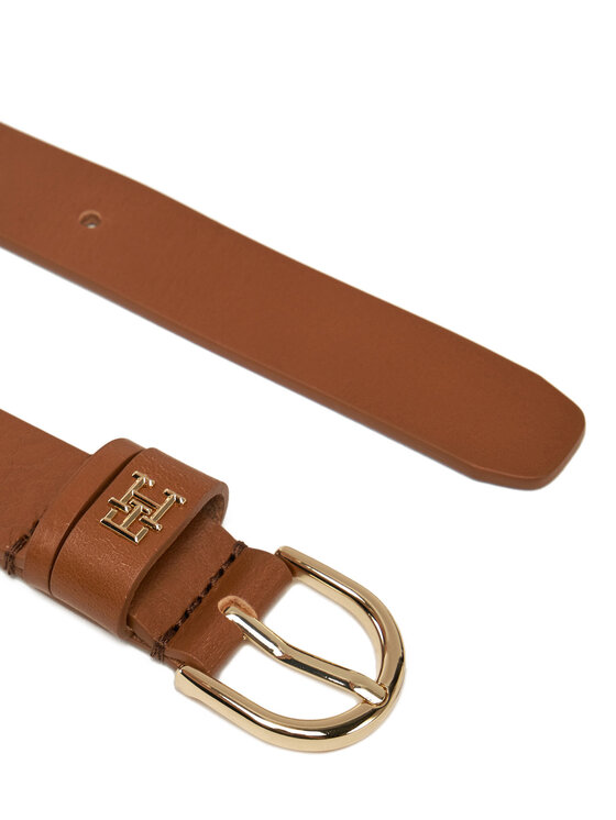 Tommy Hilfiger Tommy Hilfiger Dámský pásek Essential Effortless 2.5 AW0AW16836 Hnědá