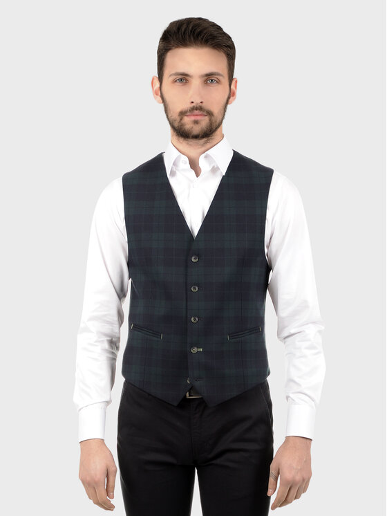 Evenemen Evenemen Kamizelka DOMINION Granatowy Slim Fit
