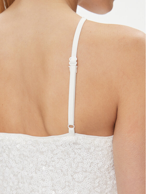 YAS YAS Cocktail obleka Ariella 26032153 Bela Regular Fit