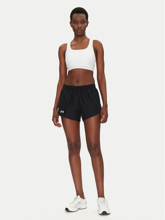 Under Armour Under Armour Szorty sportowe Fly By 3" 1382438 Czarny Loose Fit