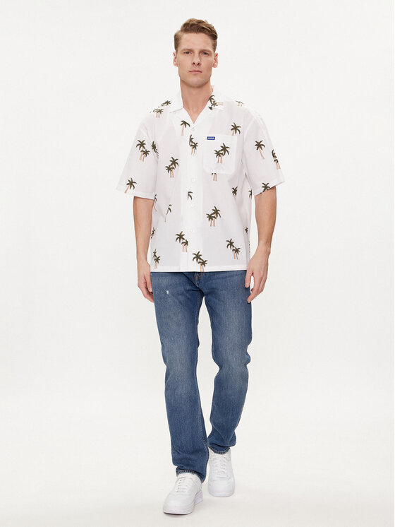 HUGO Hugo Marškiniai Eligino 50513867 Spalvota Oversize