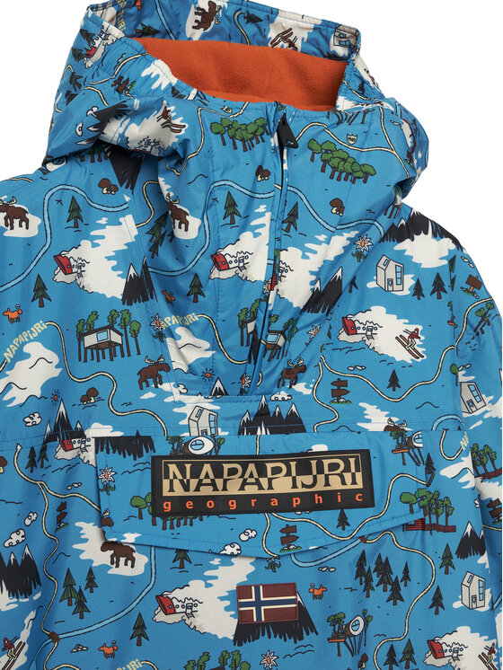 Napapijri Napapijri Anoraka virsjaka NP0A8A6J Zils Loose Fit