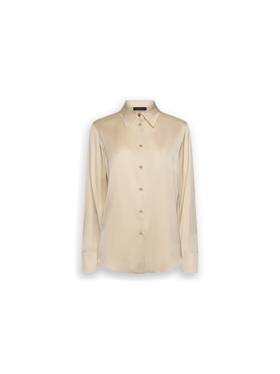 Elena Mirò Elena Mirò Camicia 5127P300366N002 Crema Regular Fit