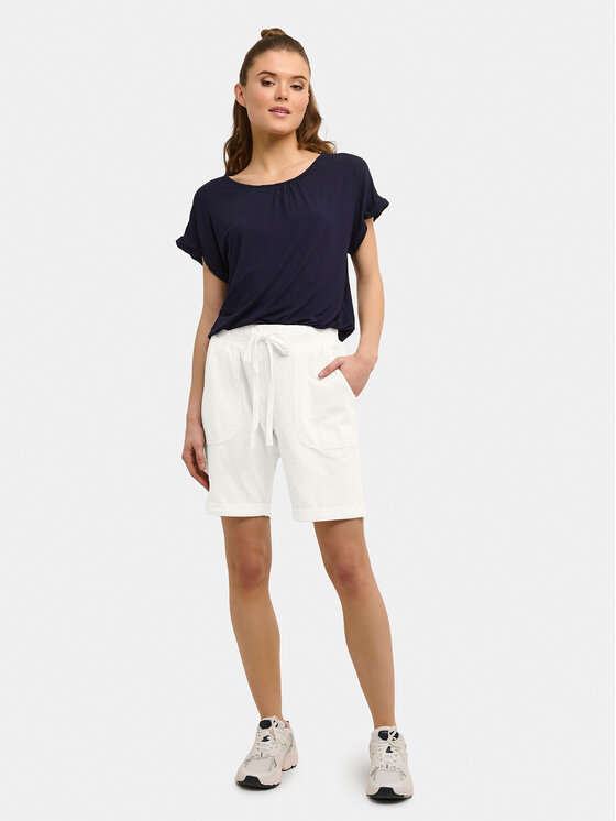 Kaffe Kaffe Шорти от плат Naya 10504239 Екрю Regular Fit