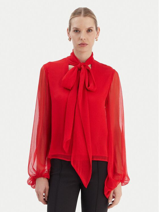 Bardot Bardot Блуза Solace 59704TB2 Червен Relaxed Fit