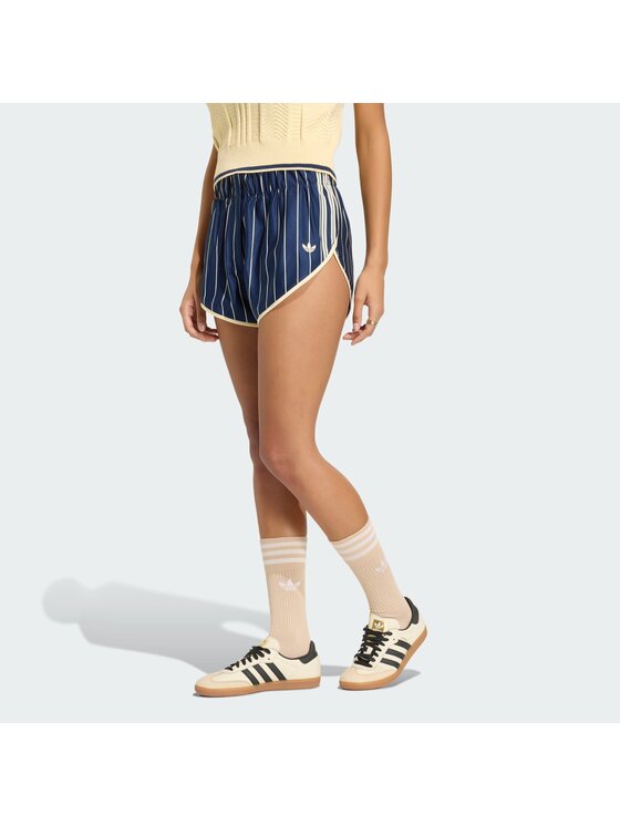 adidas adidas Szorty sportowe PINSTRIPE FIREBIRD Niebieski jasny Loose Fit
