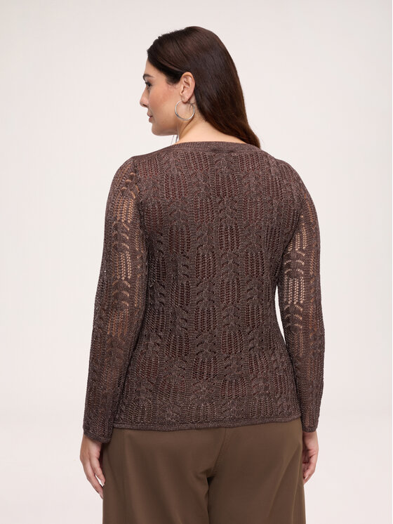 Fiorella Rubino Fiorella Rubino Maglione M496L008777N022 Marrone Regular Fit