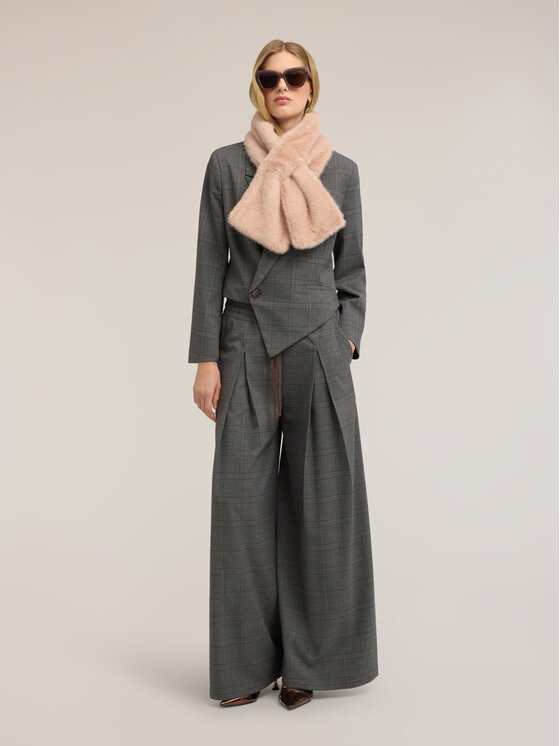 Motivi Motivi Pantaloni di tessuto P034W000887N0S3 Grigio Over Fit